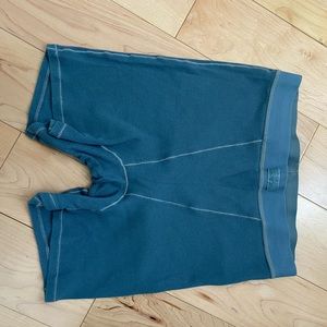 SKIMS cotton rib boxer shorts in teal